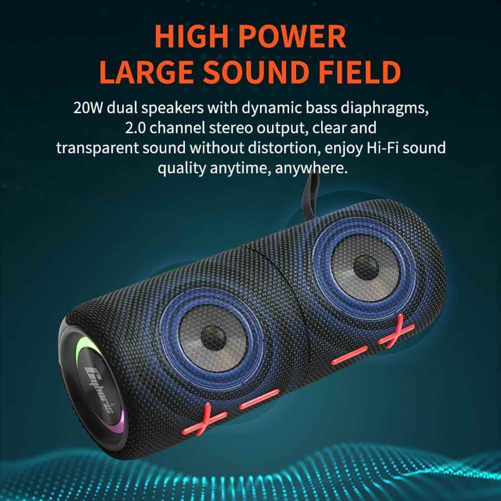 2-in-1 Magnetic Boombox Speaker β Detachable Stereo Bass Subwoofer Portable Bluetooth Gadget