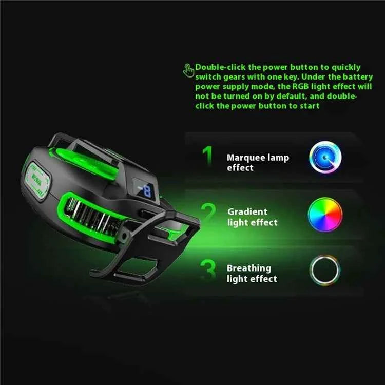 JS85 Phone Cooler – Semiconductor Radiator with Digital Display & Rechargeable Battery for Mobile Gaming