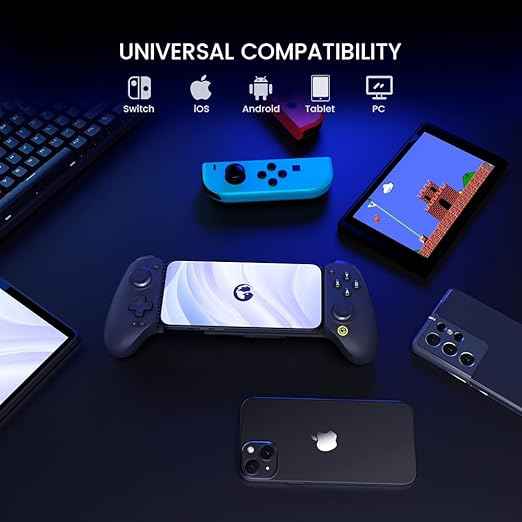 GameSir G8 Plus Mobile Game Controller – Hall Effect Joystick Wired/Wireless Gamepad for Android, iPhone 15, PC & Cloud Gaming