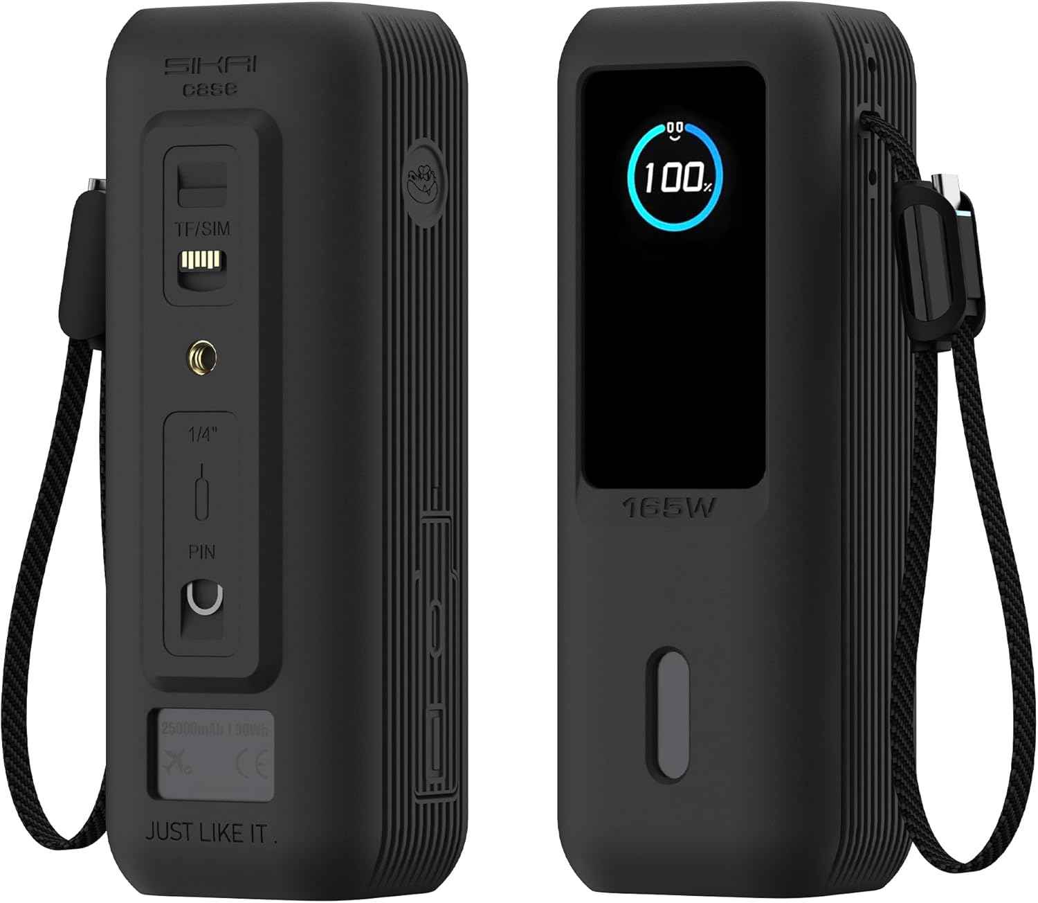Silicone Protective Case for Anker 25000mAh 165W Power Bank – Shockproof Dustproof Travel Cover Sleeve