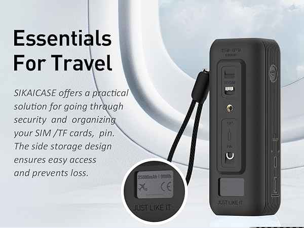 Silicone Protective Case for Anker 25000mAh 165W Power Bank – Shockproof Dustproof Travel Cover Sleeve