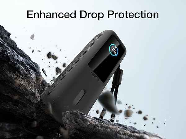 Silicone Protective Case for Anker 25000mAh 165W Power Bank – Shockproof Dustproof Travel Cover Sleeve