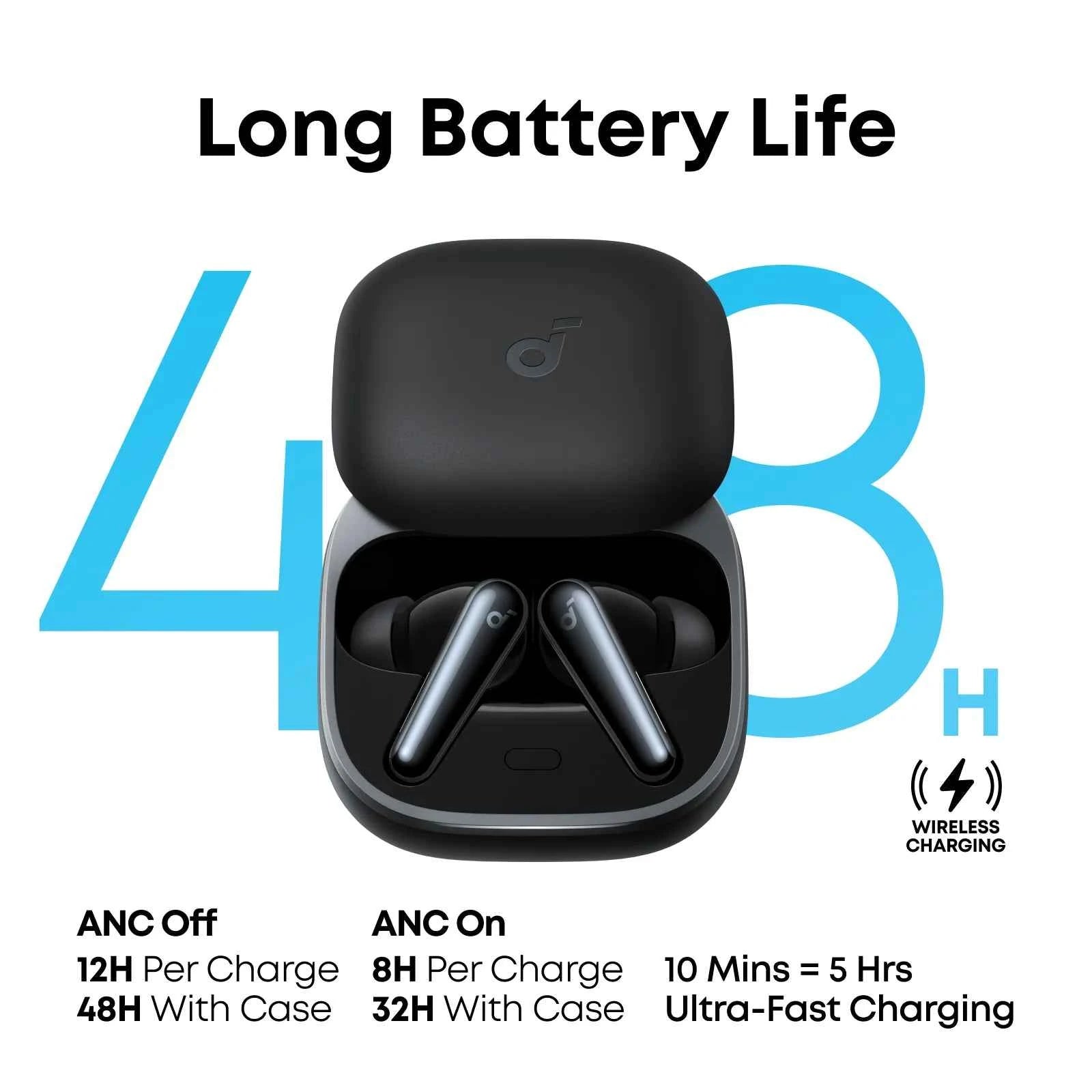 Soundcore by Anker Liberty 5 – Wireless Noise Cancelling Earbuds with Dolby Audio & Hi-Res Sound