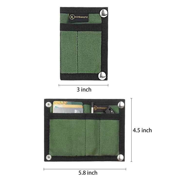 Tactical EDC Pouch Mini Pocket Wallet – Compact Waterproof Everyday Carry Organizer for Tools, Cards & Gear