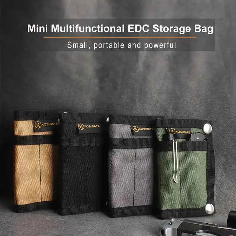 Tactical EDC Pouch Mini Pocket Wallet – Compact Waterproof Everyday Carry Organizer for Tools, Cards & Gear
