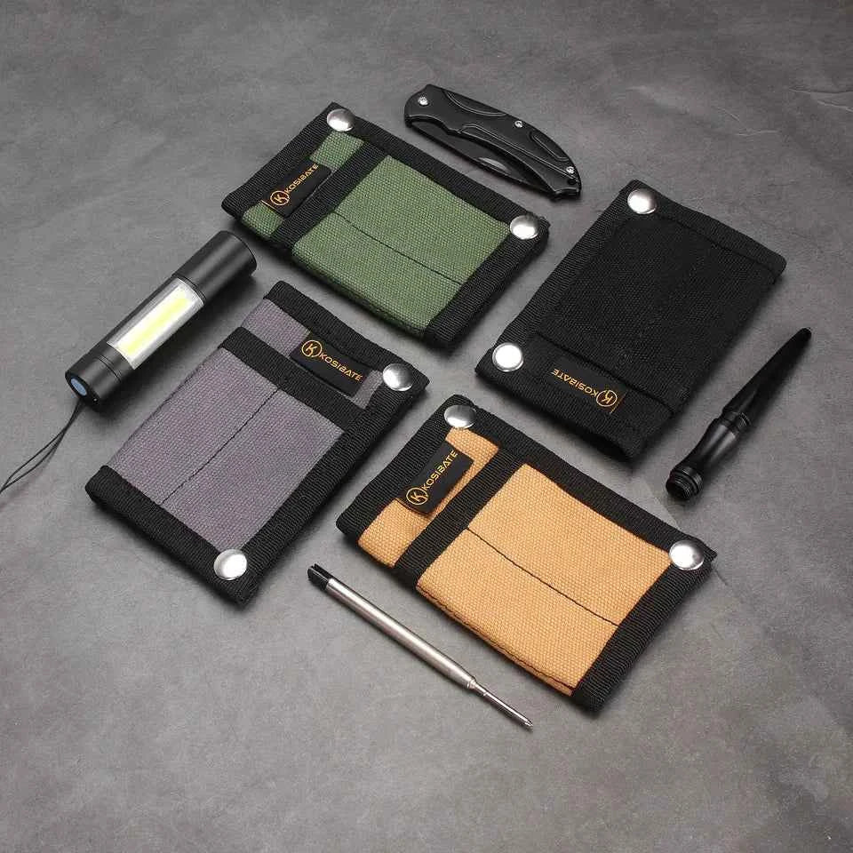Tactical EDC Pouch Mini Pocket Wallet β Compact Waterproof Everyday Carry Organizer for Tools, Cards & Gear