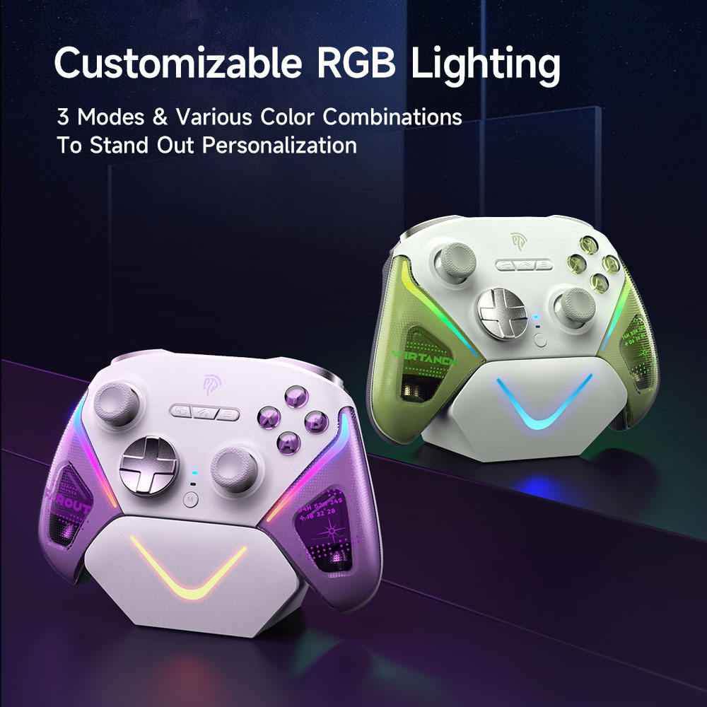 EasySMX D10 Wireless Game Controller — Multi-Platform Bluetooth Gamepad for PC, Android, iOS & Switch