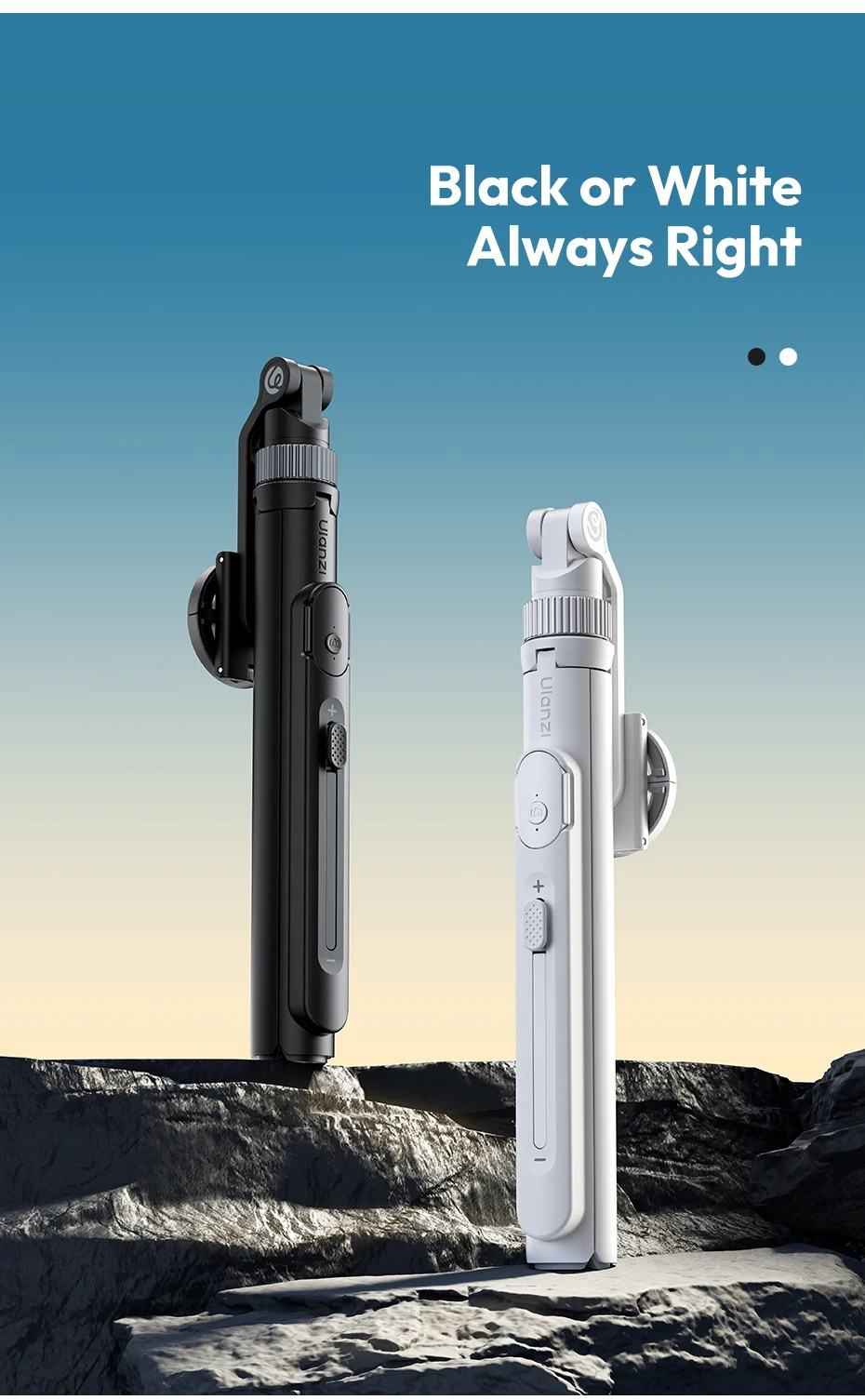 Ulanzi TT88 4-in-1 MagSafe Tripod & Selfie Stick – Overhead Phone Stand with Bluetooth Remote