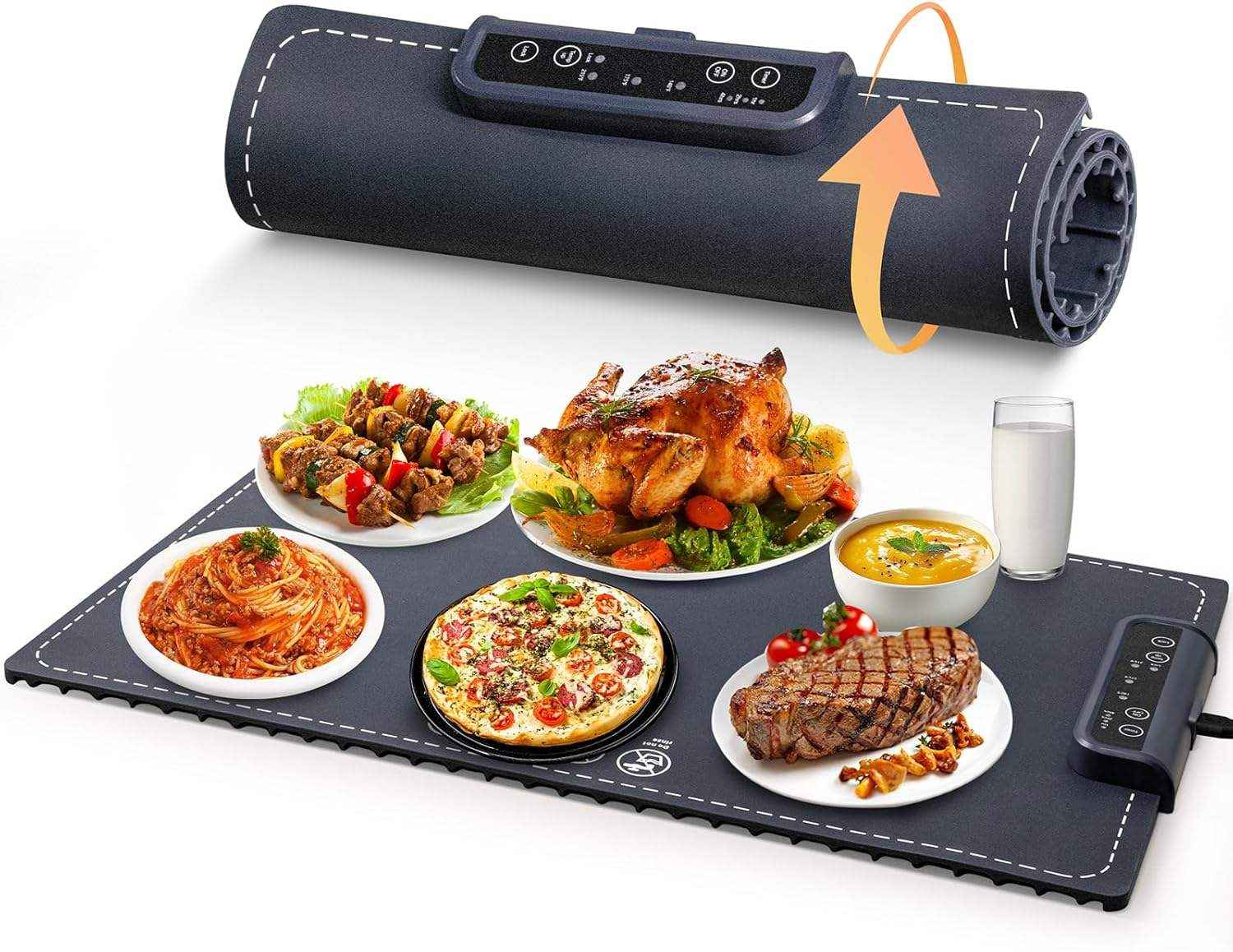 Hot Selling Large Surface Area Nano-Wire Silicone Food Heating Mat | Electric Adjustable Warming Pad