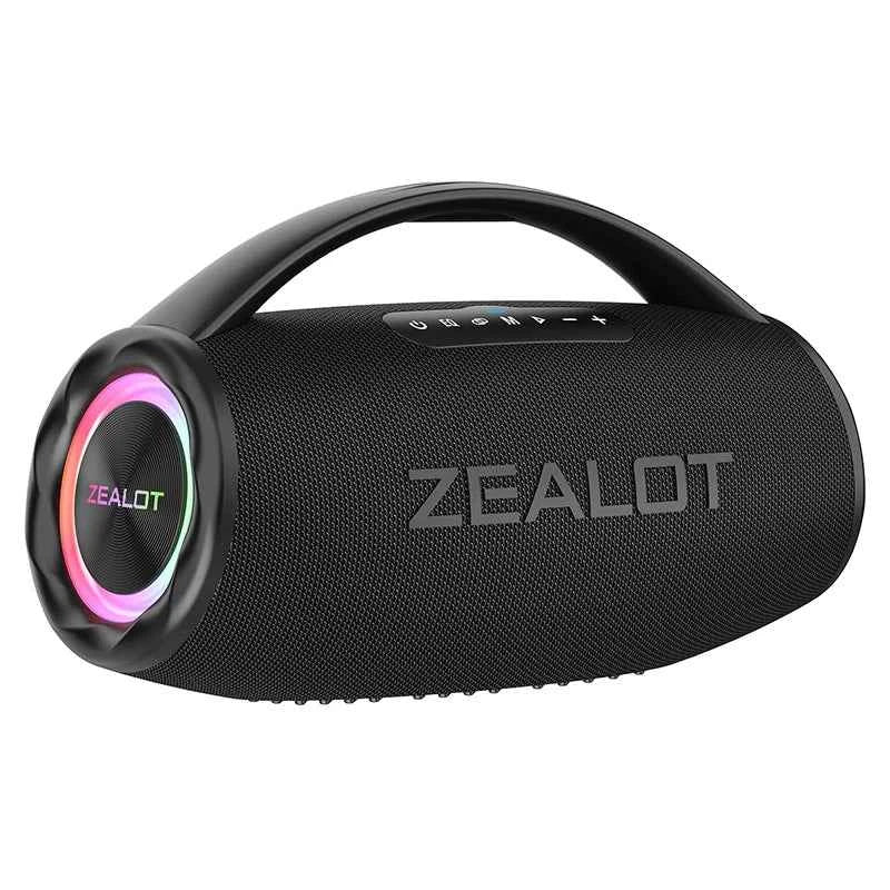 Zealot S97 80W Bluetooth Speaker – Portable Wireless Bass Boom Box with Dual Subwoofers