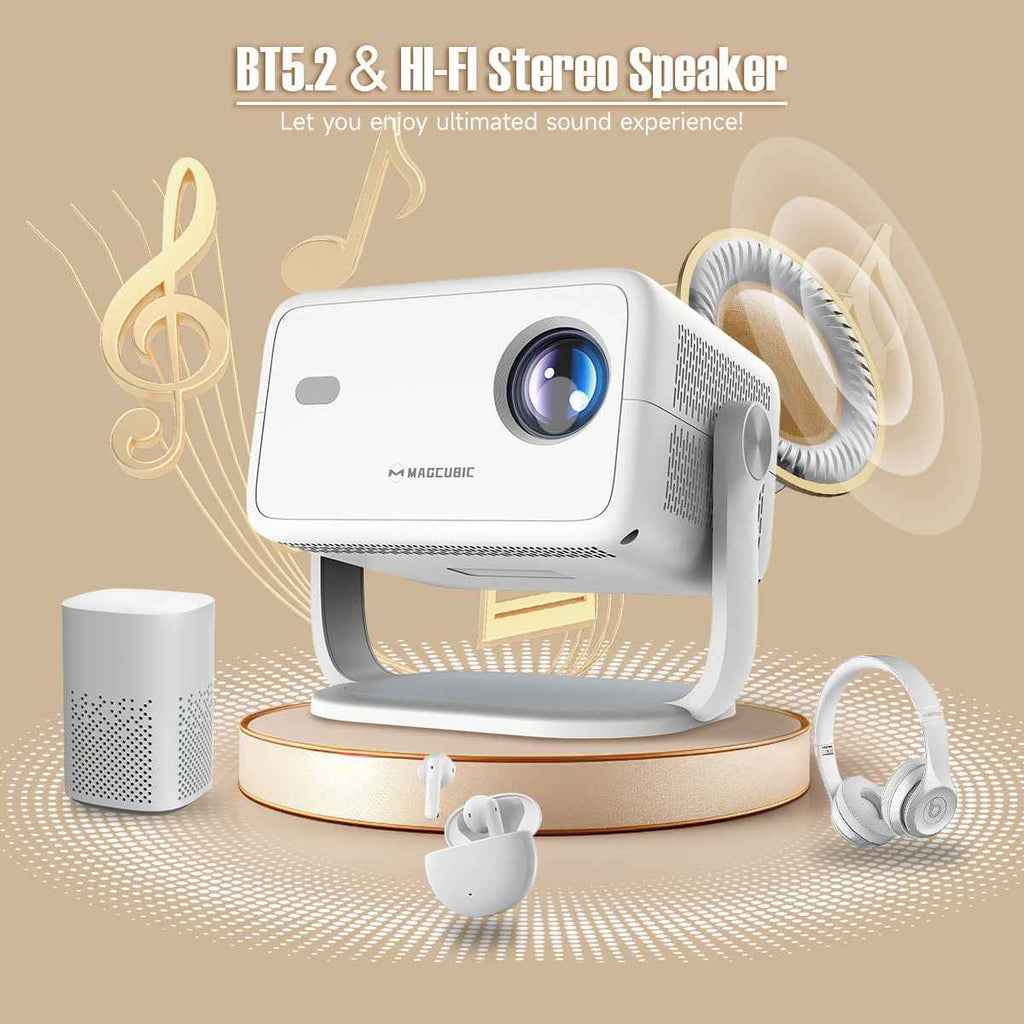 Magcubic L108 Smart Projector - Full HD 1080p Home Cinema Experience - MNT Gadgets