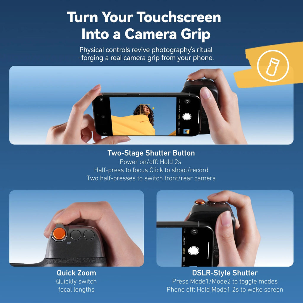 TELESIN Fun Shot Magnetic Grip For Phone - MNT Gadgets