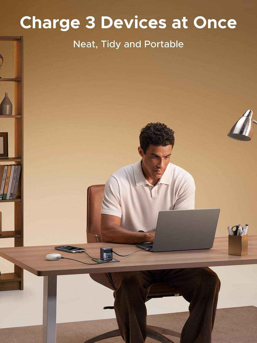 UGREEN Retractable 65W USB-C Fast Charger – Foldable GaN Power Adapter for Travel, Laptop & Mobile Devices